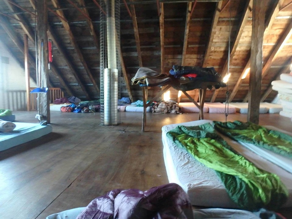 sleeping room at otto meiling refugio