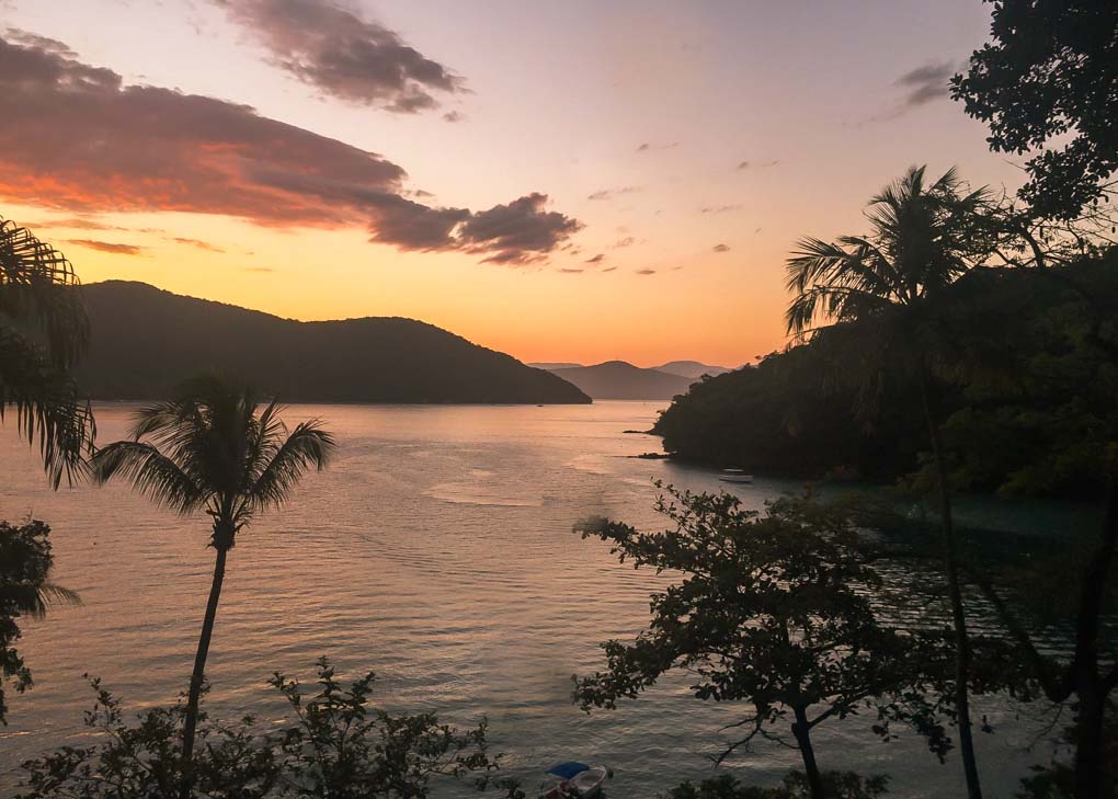 Sunset on Ilha Grande, Brazil