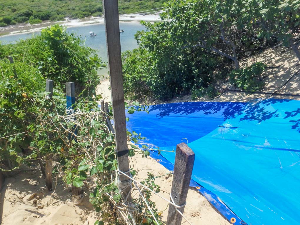 The slide on our dune buggy tour in Natal