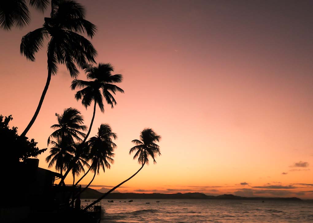 A sunset in Pipa Brazil