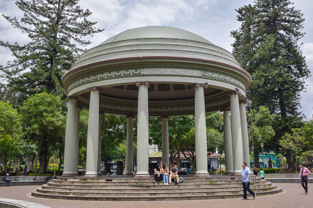 Historical monument in San Jose, Costa Rice