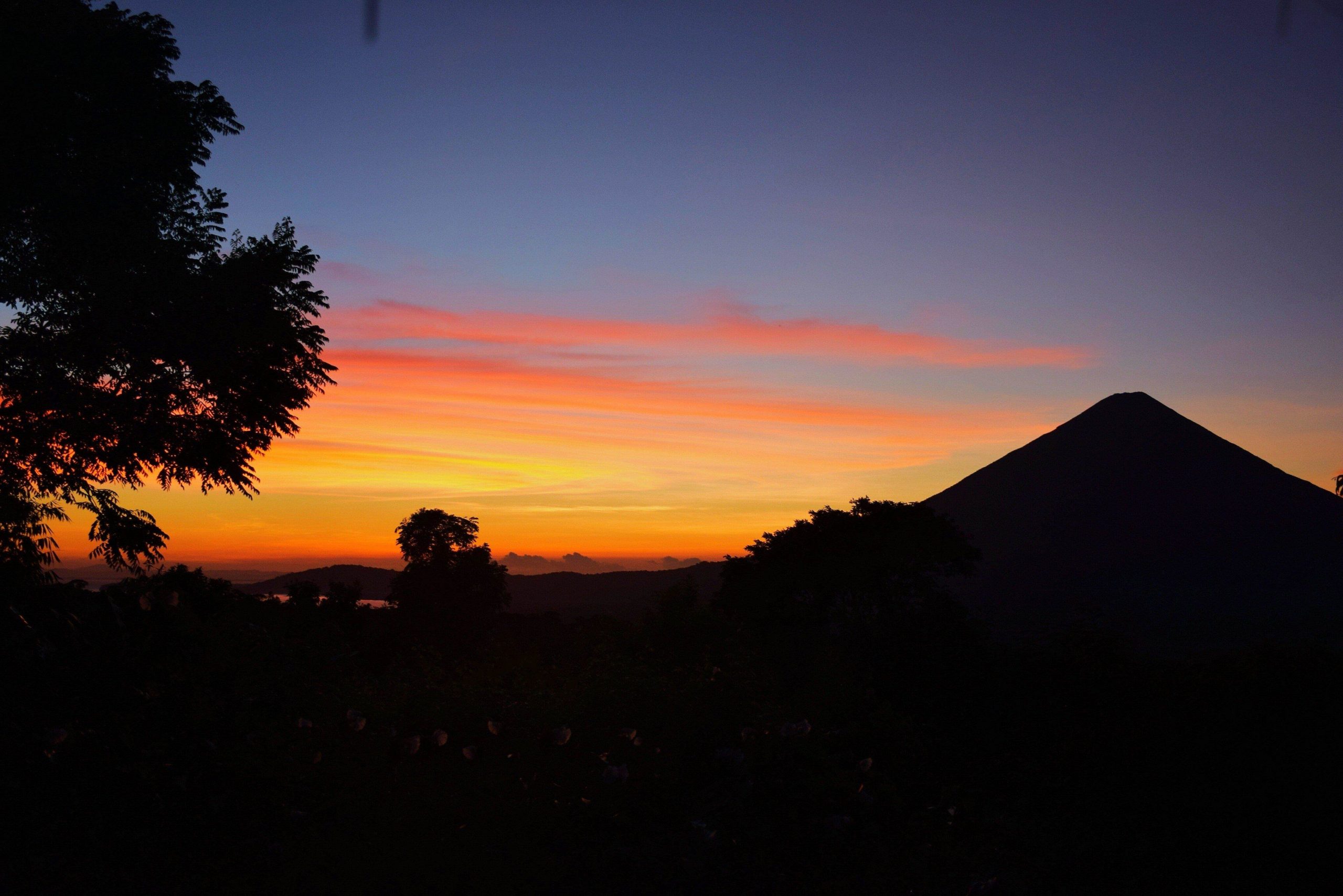 Where to stay in ometepe is important to get this sunset view