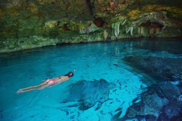 Snorkeling in Dos Ojos Cenote, Tulum