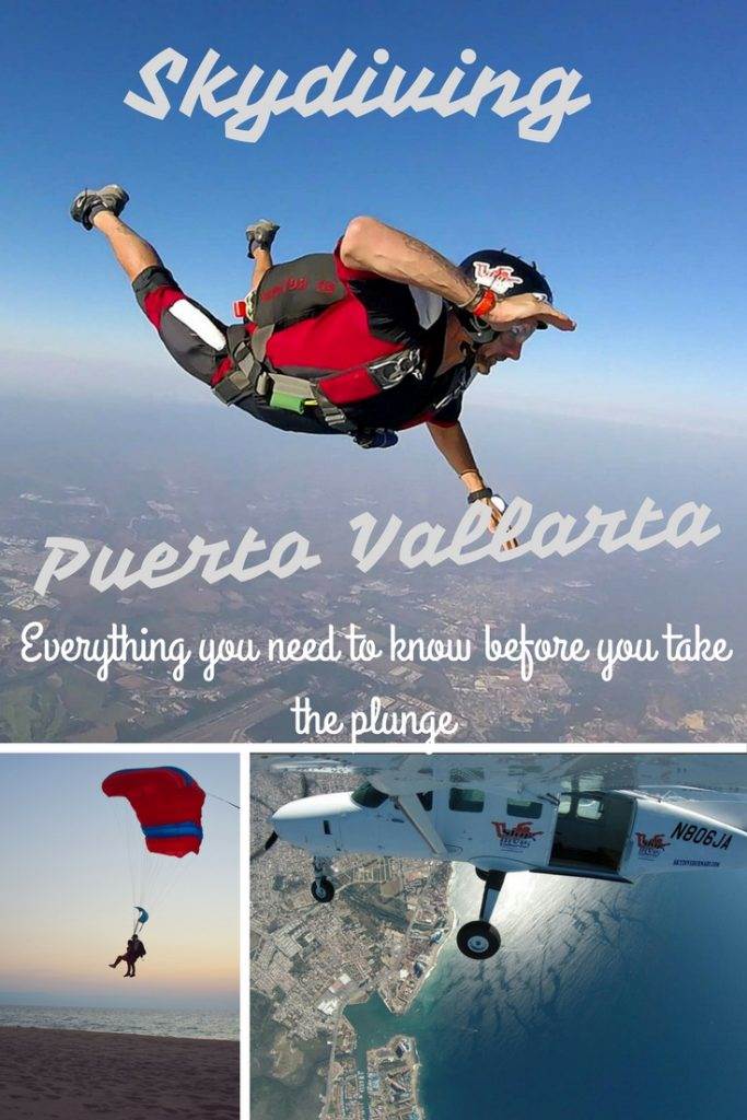 Skydiving in Puerto Vallarta pin
