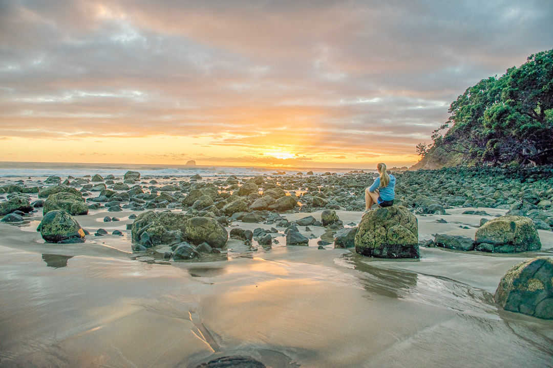Hot water beach, New Zealand
