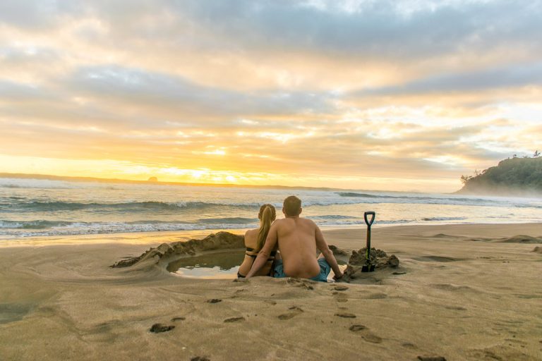 Hot water beach Coromandel