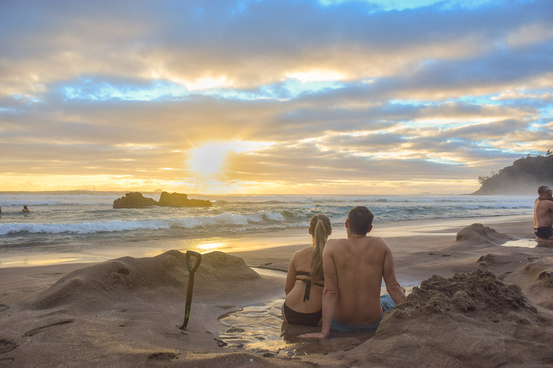 Hot water beach Coromandel