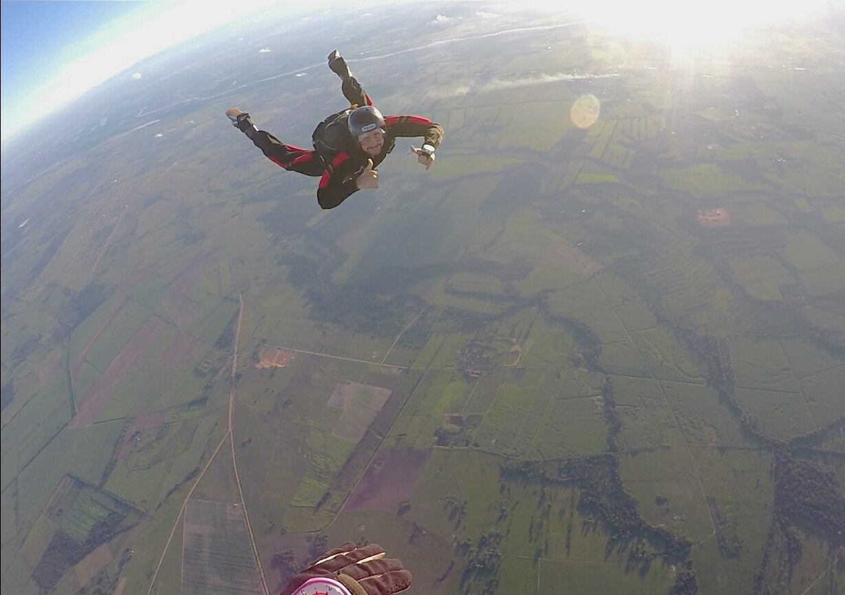 Daniel Skydiving in Santa Cruz, Bolivia