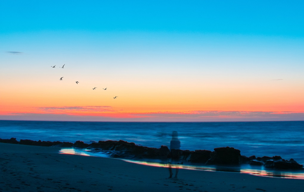 sunset in northern peru