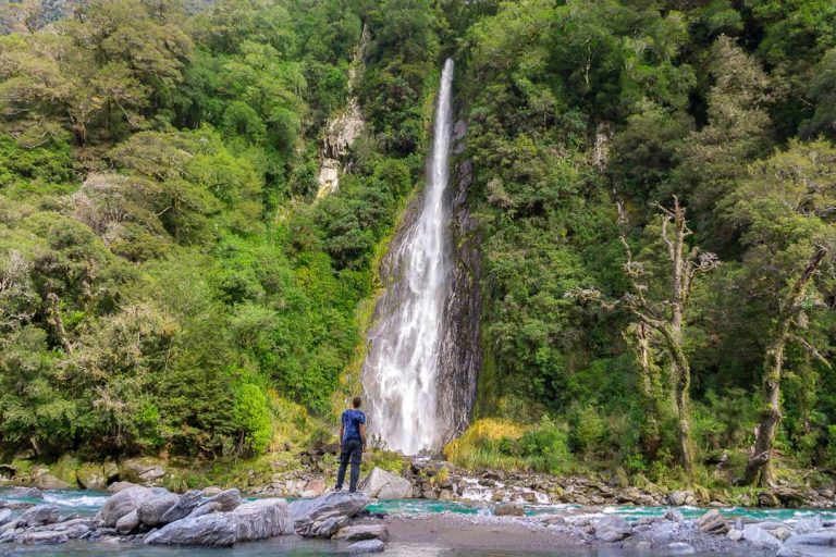 Thunder Creek Falls, New Zealand