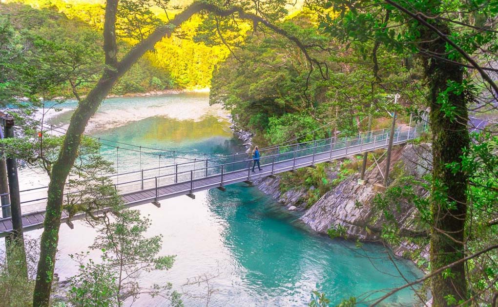 The Blue Pools New Zealand
