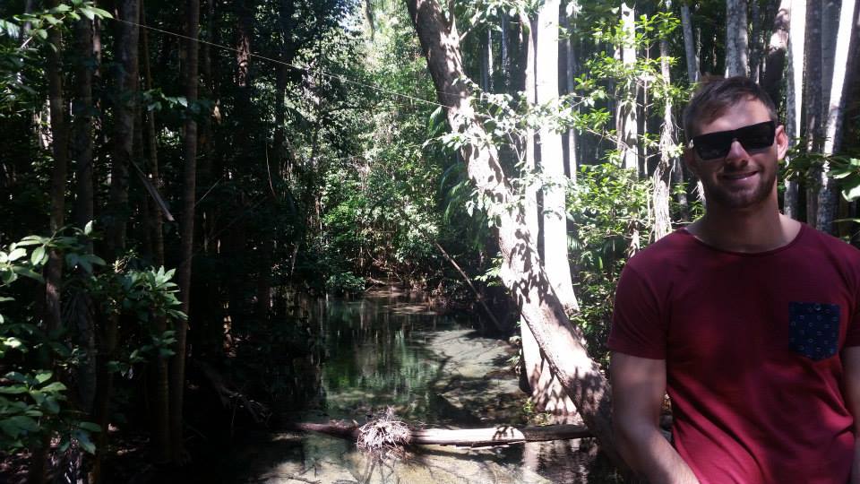 daniel at the territory wildlife park
