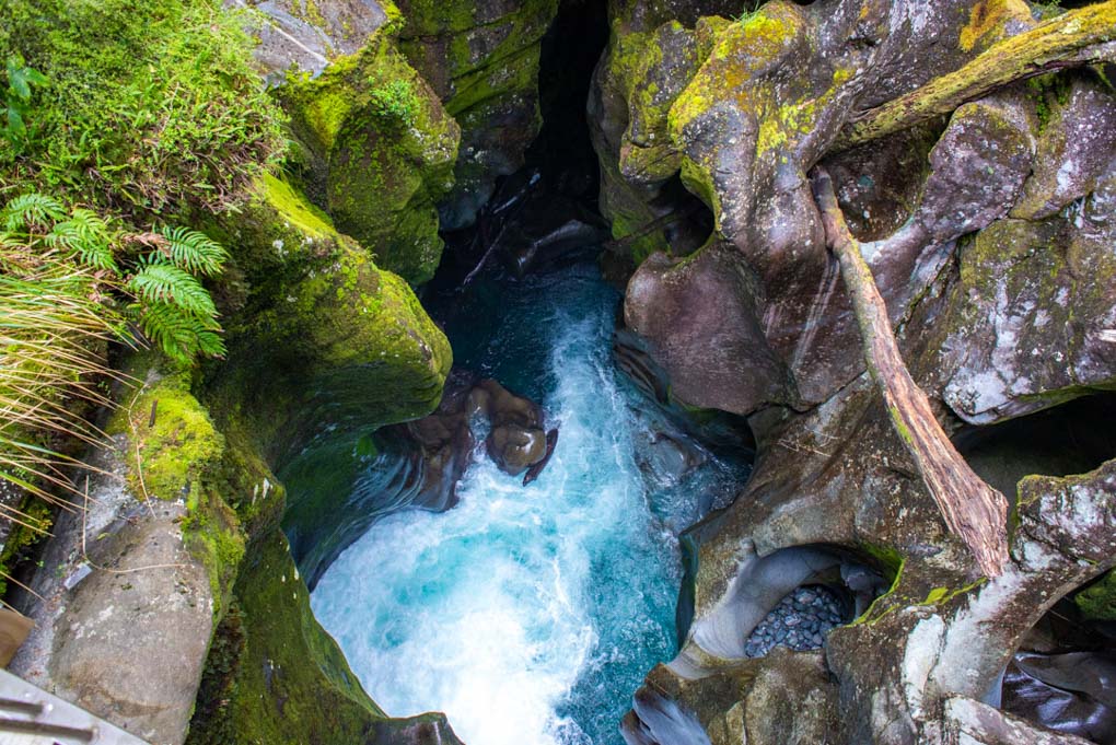 The Chasm waterfall near Milford Sound