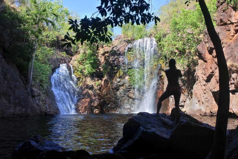 Florence Falls seen near Darwin Australia