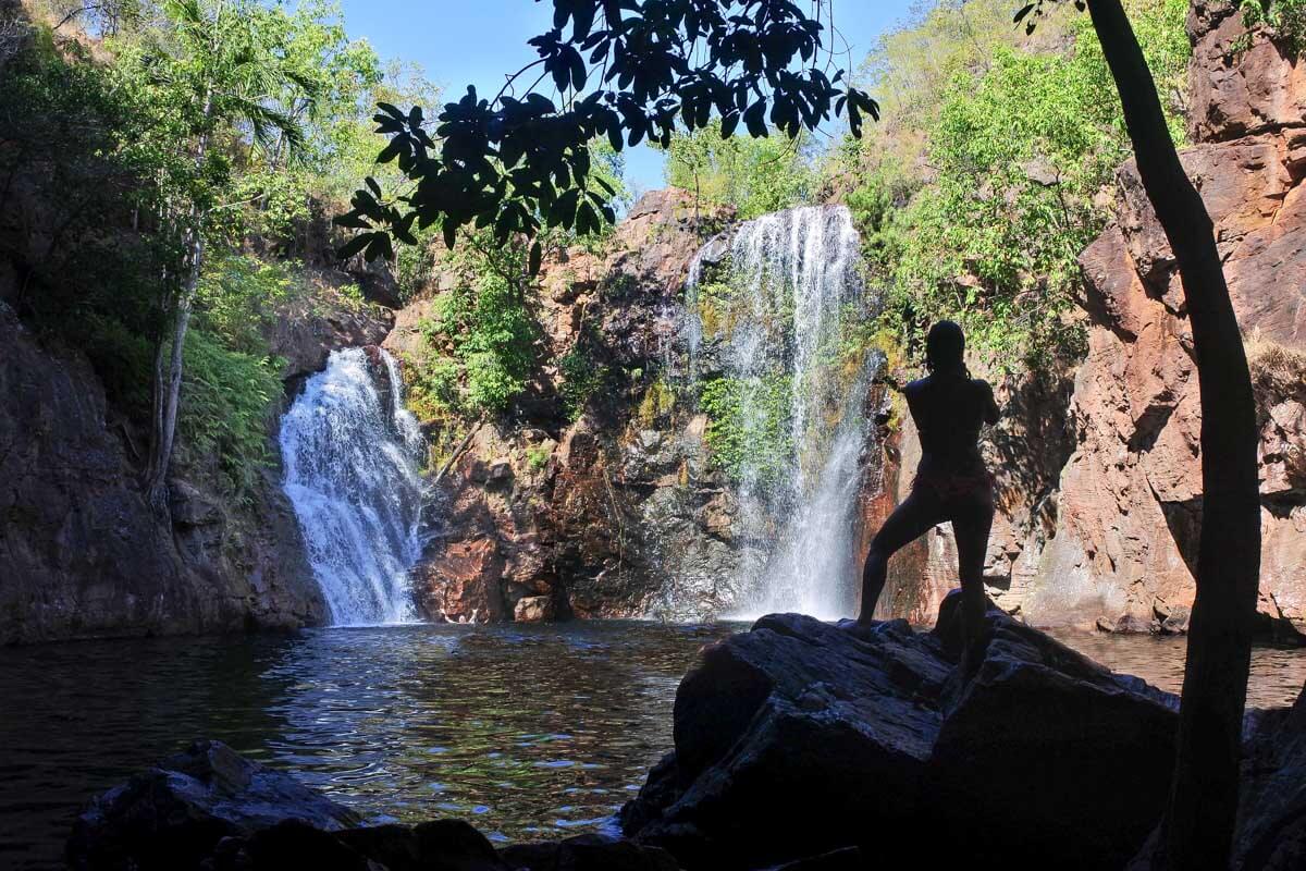 Florence Falls seen near Darwin Australia