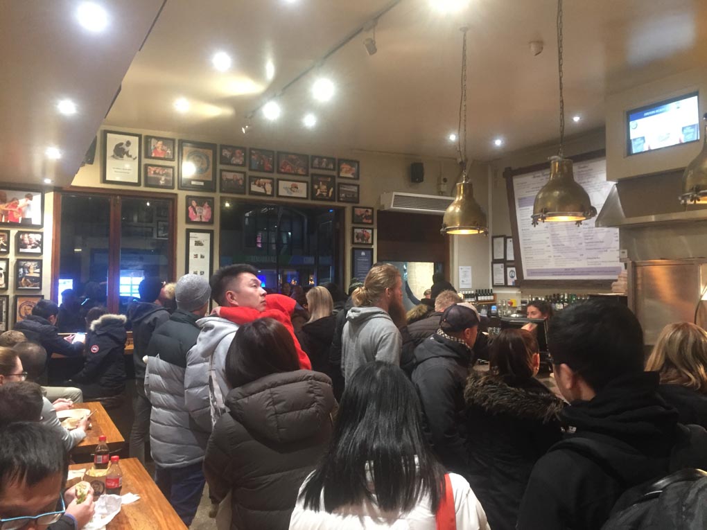 The craziness inside Fergburger