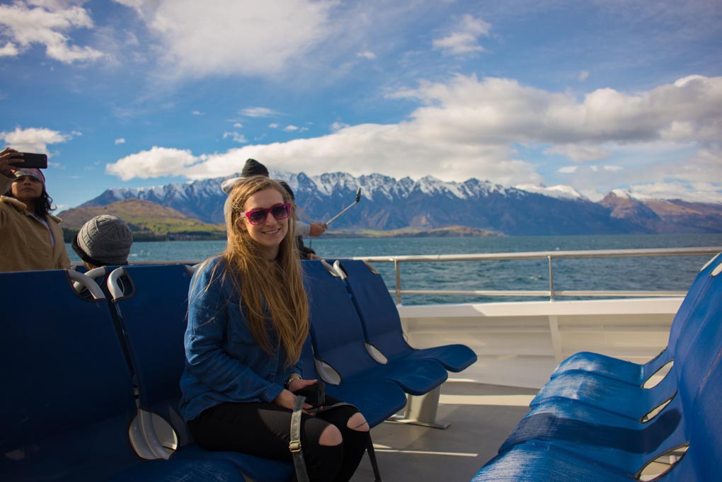 A photo of Bailey on the Spirit of Queenstown scenic cruise to the Mt Nicholas Station