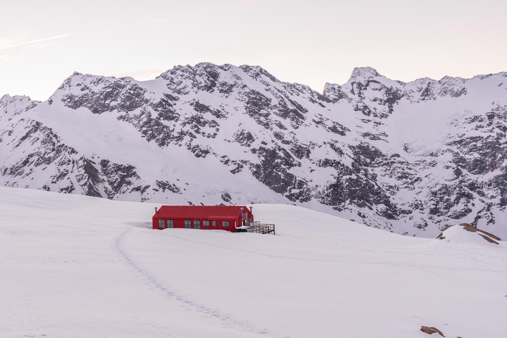 The Mueller Hut in Mount cook National Park