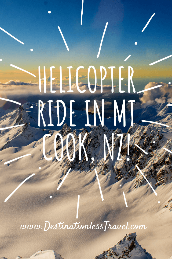helicopter ride mount cook pinterest