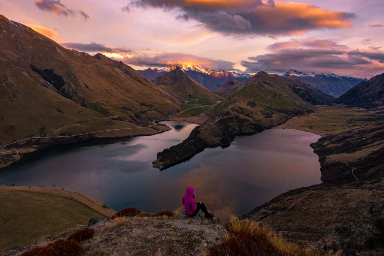 moke lake in Queenstown New Zealand