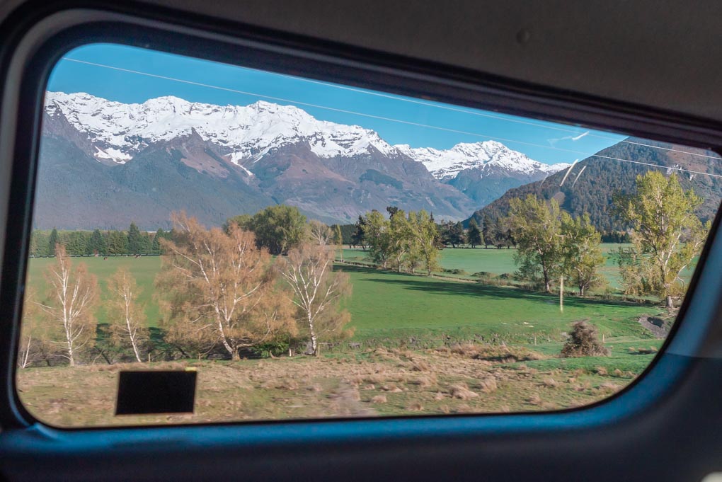 Breathetaking views from our van on our Lord of the Rings tour