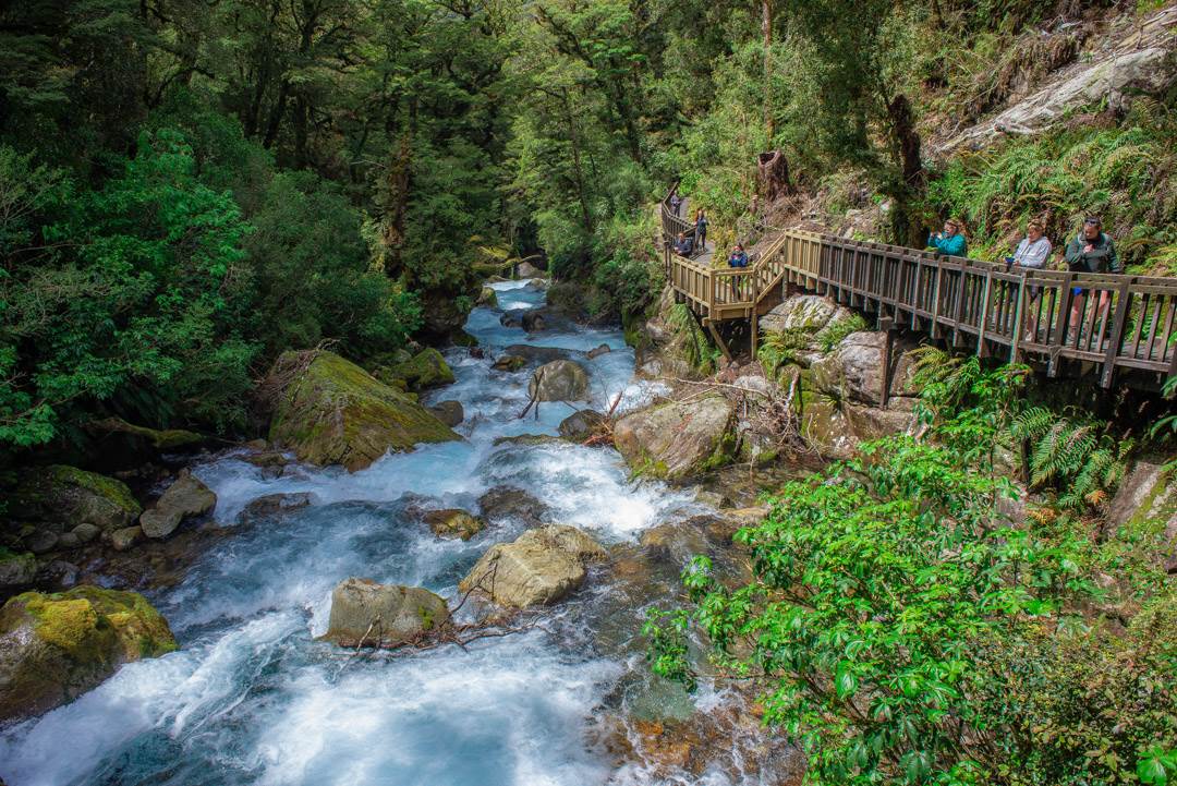 the beginning of the lake marina track