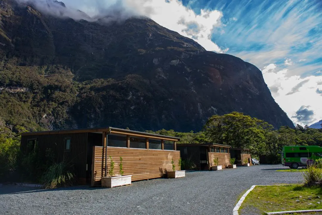 the milford sound lodge is one of the best options of where to stay in milford