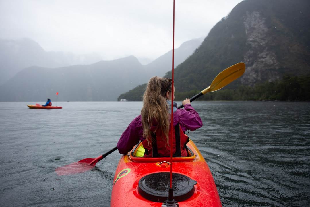 Kayaking tours in Milford Sound