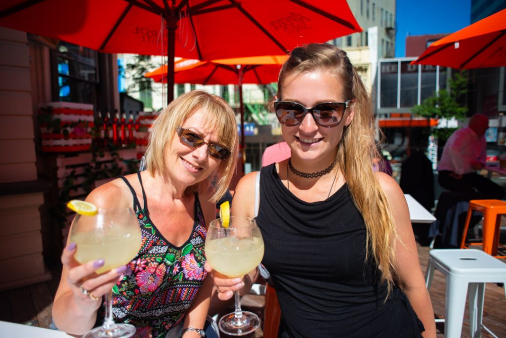 Cocktails on Cuba Street, Wellington!