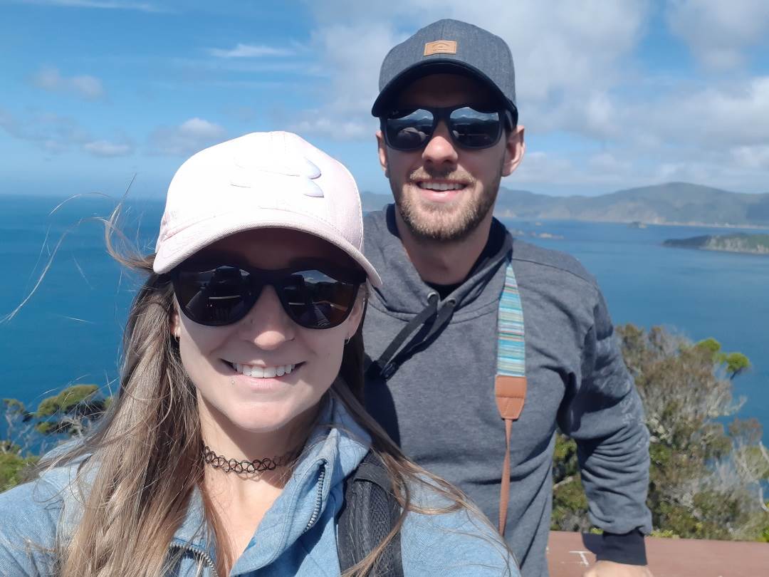 selfie on motuara island, Marlborough Sounds, New Zealand