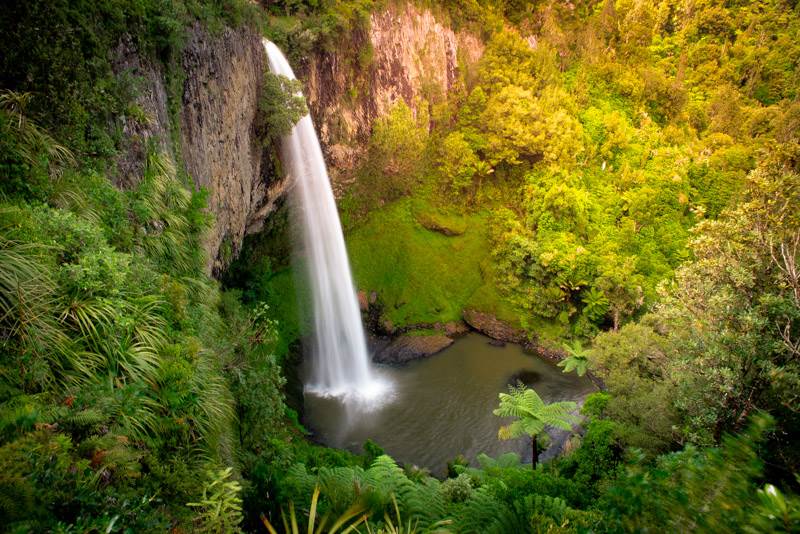 Bridal Veil falls in Raglan