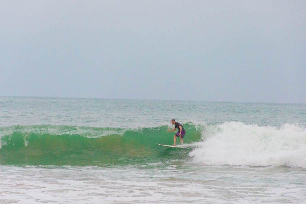 Surfing in Mirissa sri lanka