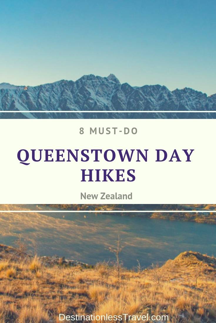 queenstown day hikes pin