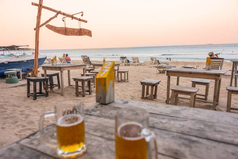 Sunset drinks at Fernando's bar is a great way to spend an afternoon in Nilaveli