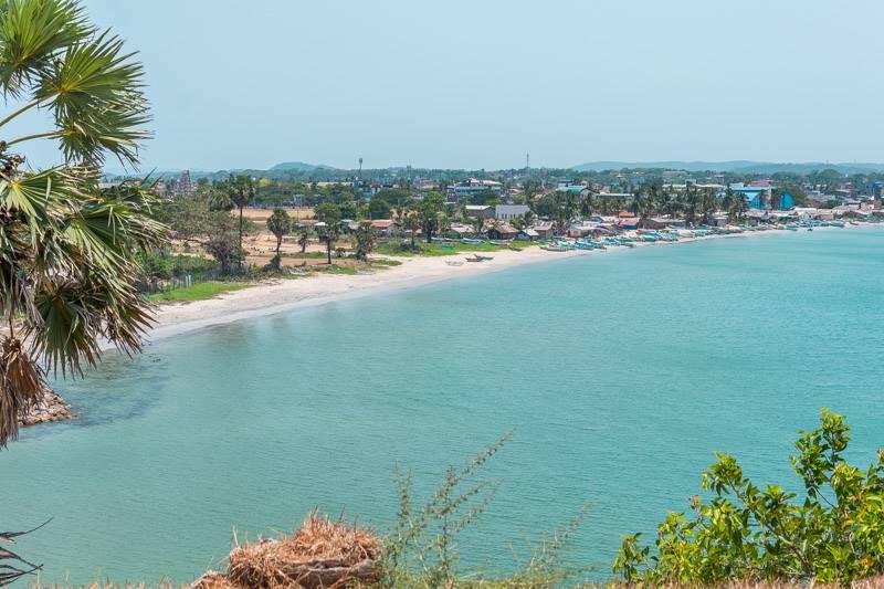 views of Trincomalee from Gokanna Raja Maha Viharaya, 