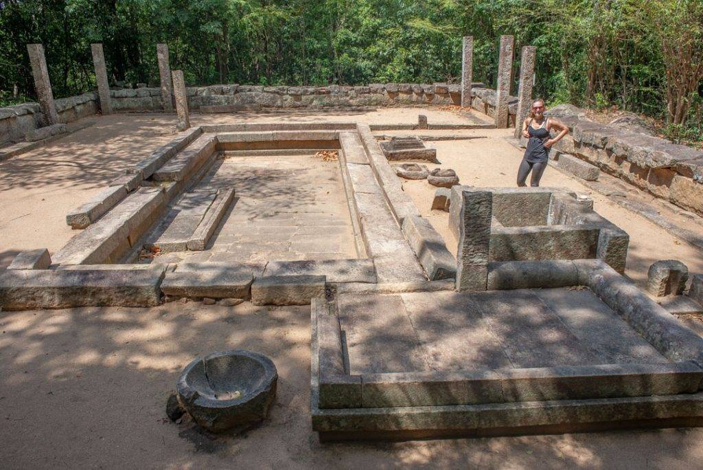 Ritigala ancient monastery near Dambulla, Sri Lanka