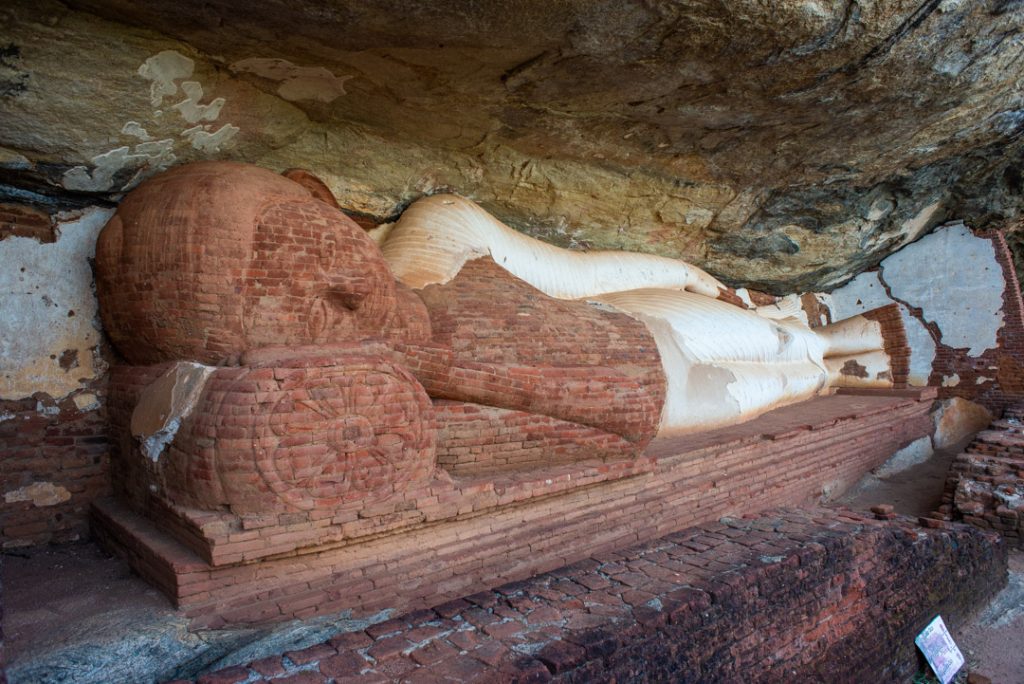 The lying Buddha statue! 