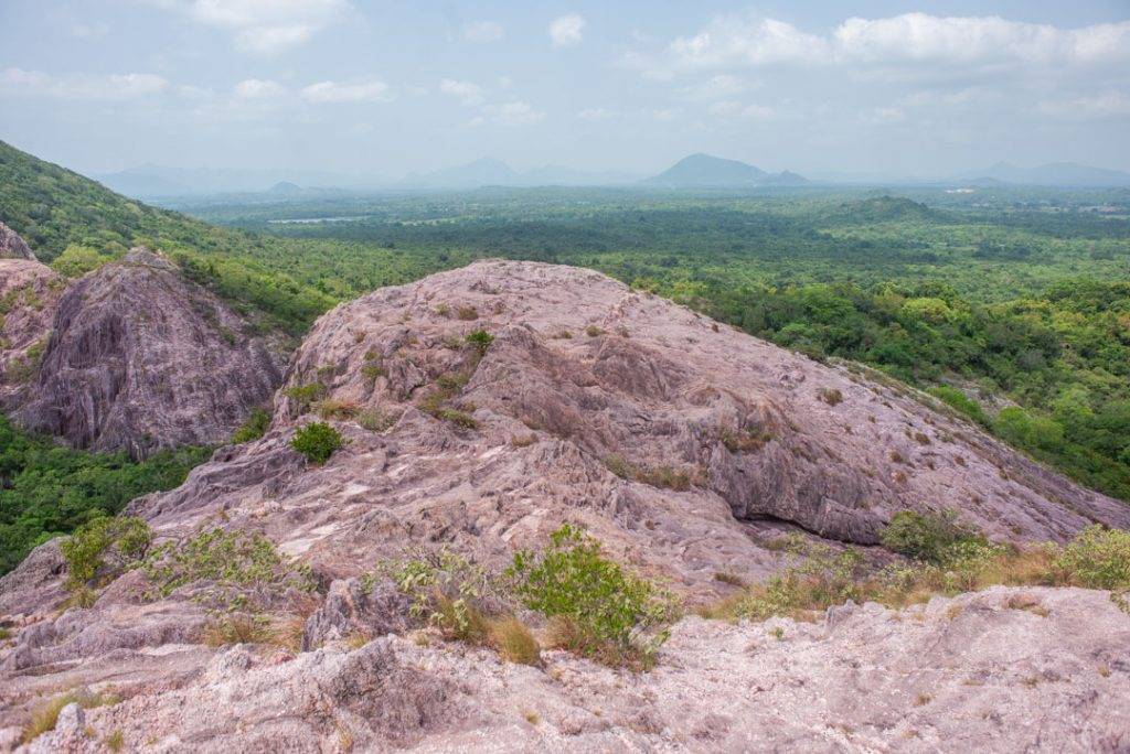 Rose Quartz Mountain near Dambulla Sri Lanka