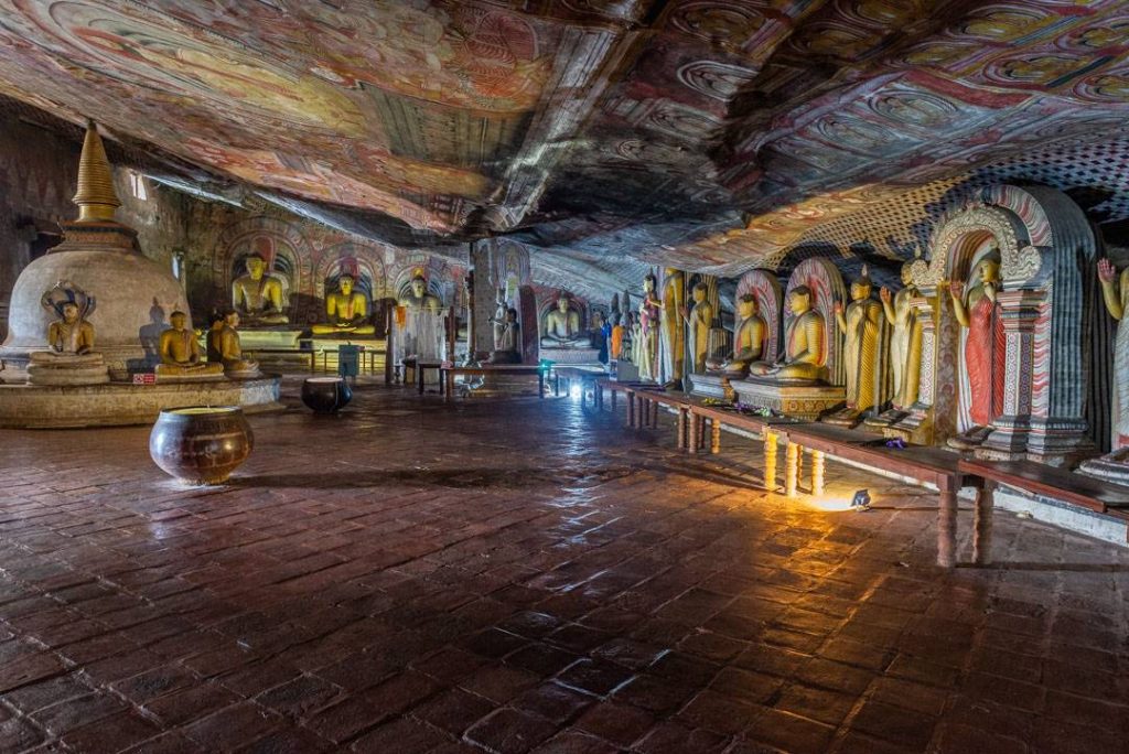 Dambulla Cave Temples ii Dambulla near Sigiriya, Sri Lanka
