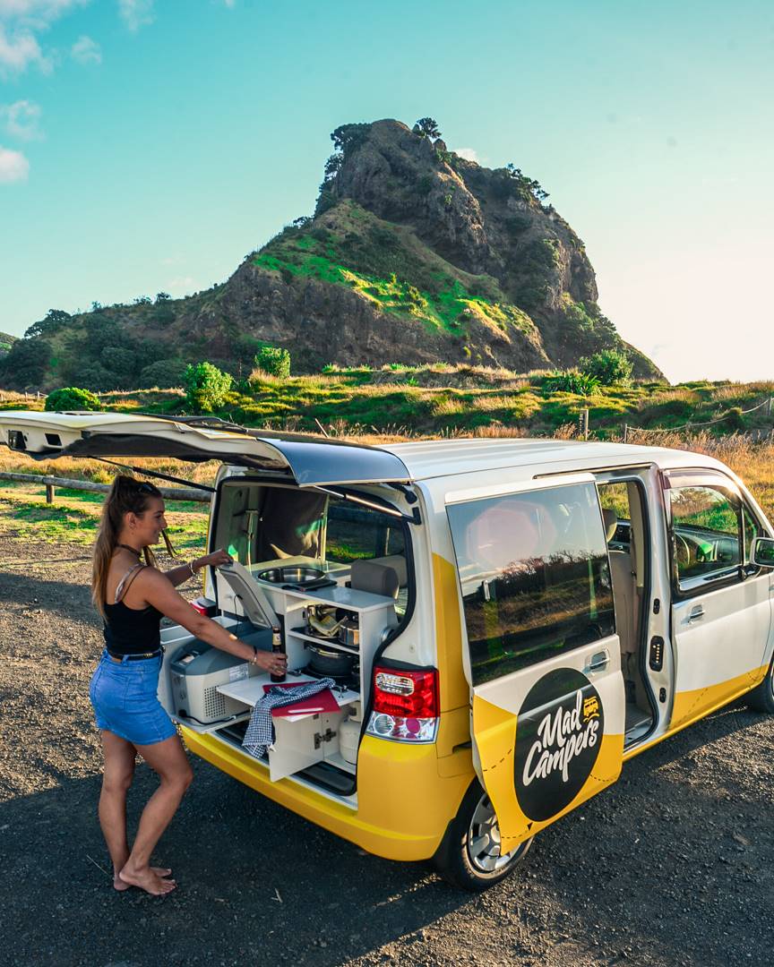 small campervan in new zealand