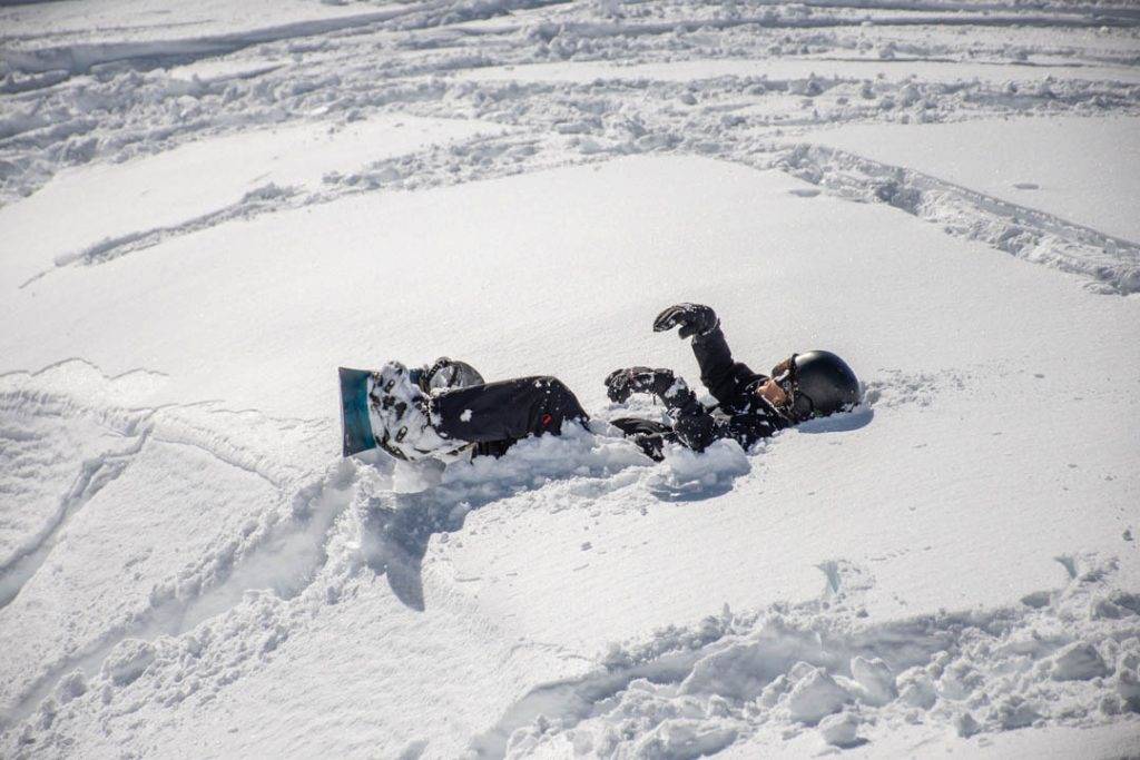 fresh snow on the remarkables ski field in Queenstown, New Zealand