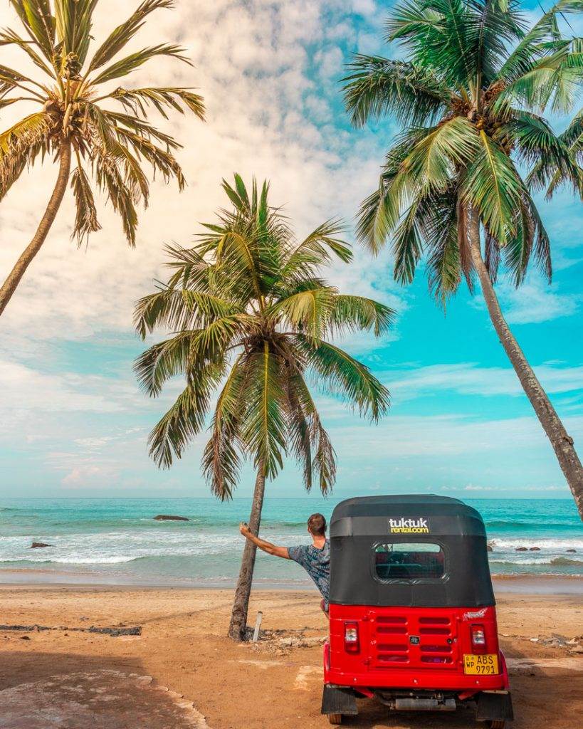 driving our tuk tuk around Sri Lanka was the most unique thing we did!