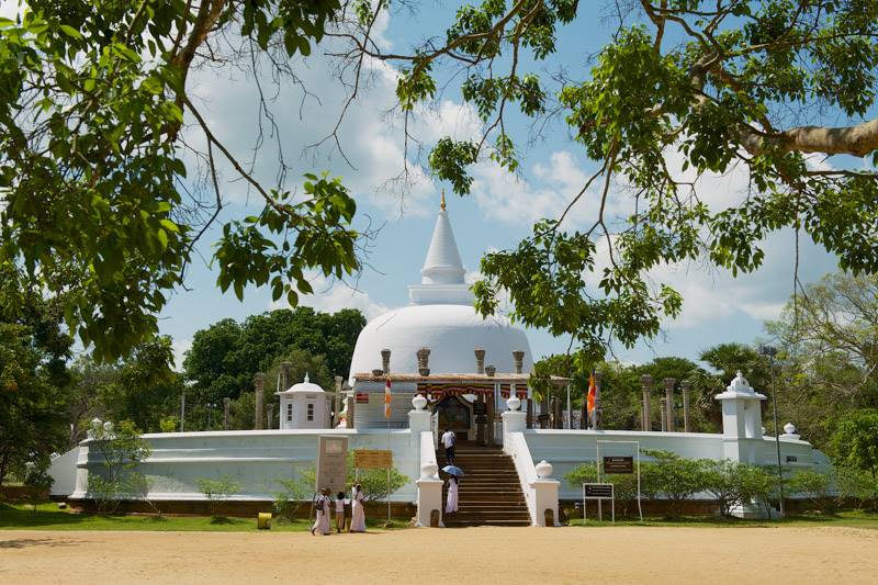 Lankaramaya Stupa in Anuradhapura, Sri Lanka