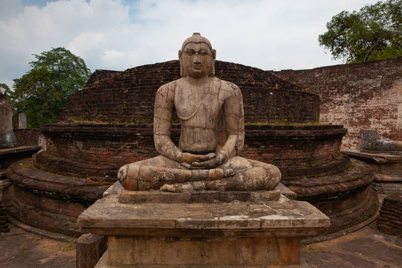  ruins in Polonnaruwa, Sri Lanka