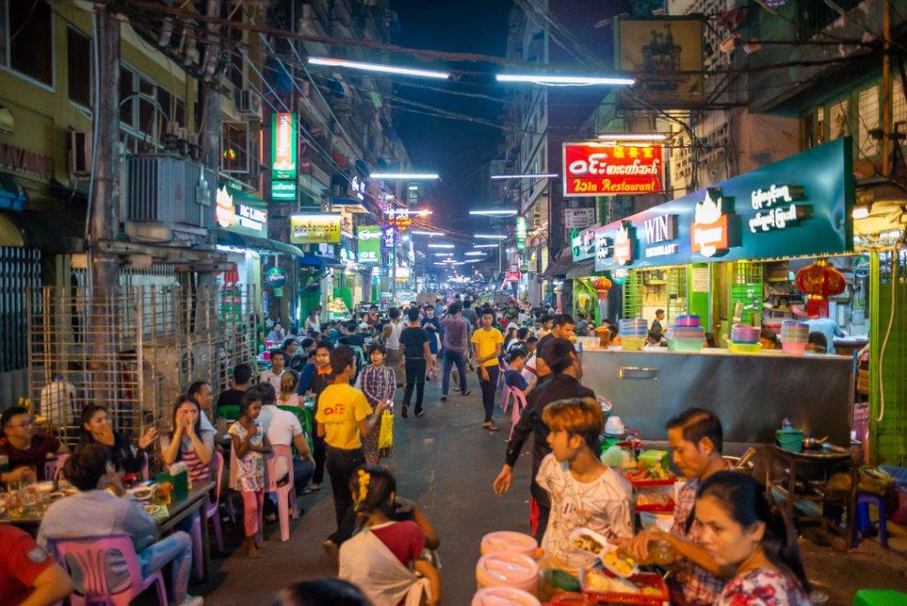 chinatown has some of the best food in yangon