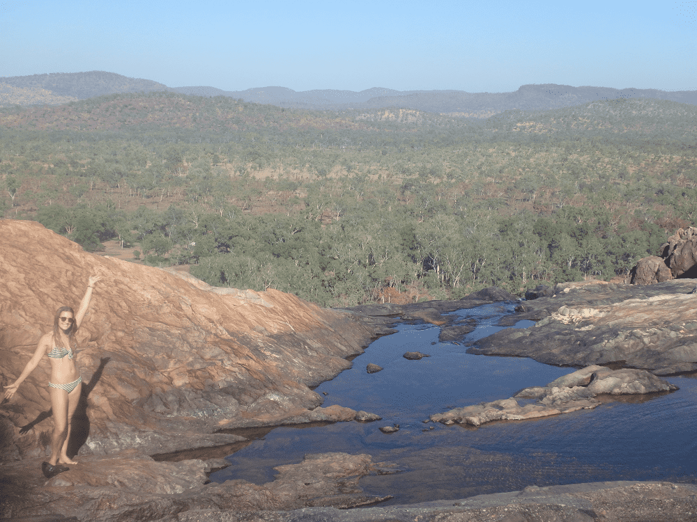 gunlom falls at kakadu national park
