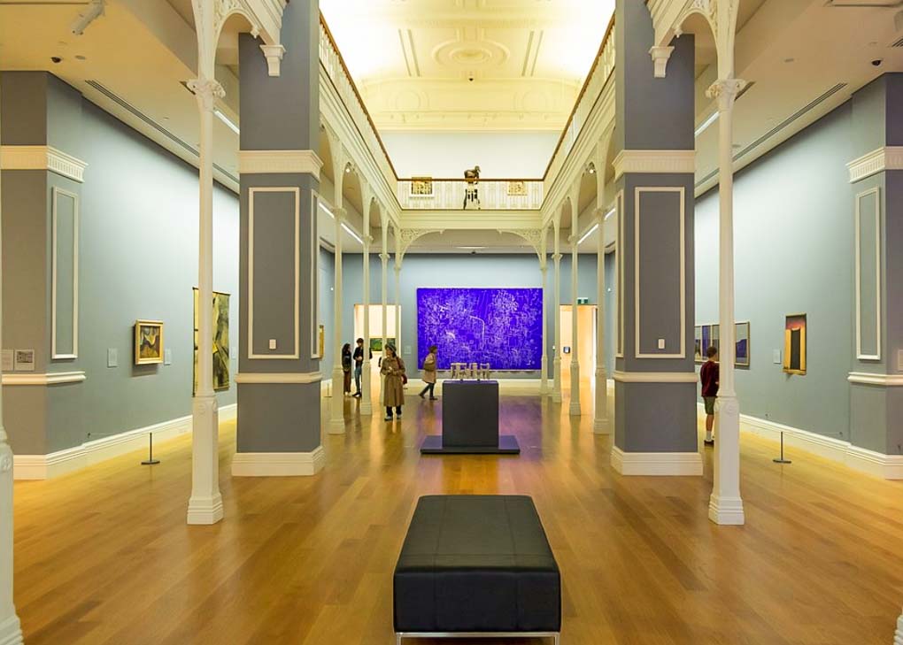 A room at the Auckland Art Gallery