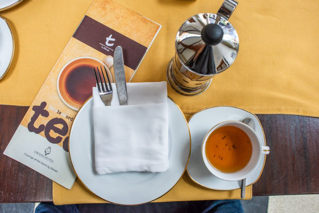 Grand Hotel High tea Nuwara Eliya