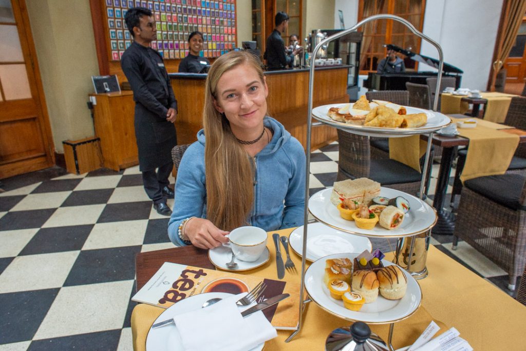 The food at the grand hotel high tea in Nuwara Eliya