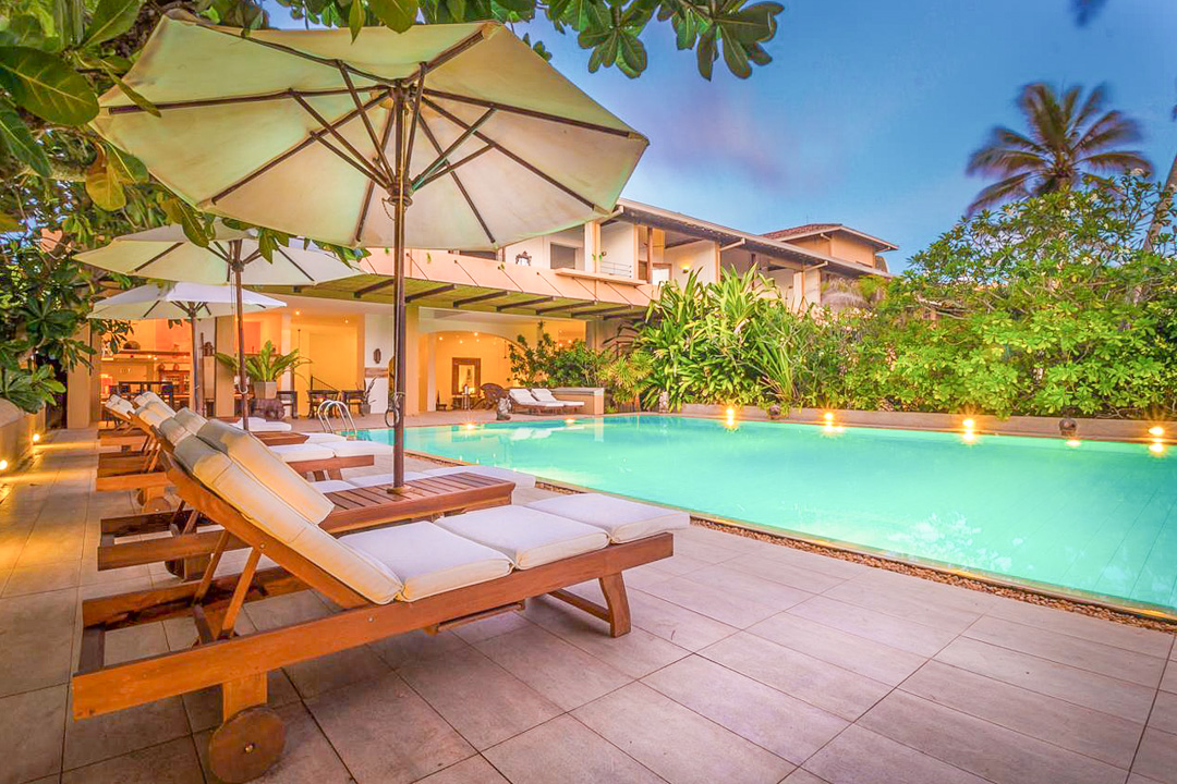 Aditya Boutique Hotel pool, Sri Lanka